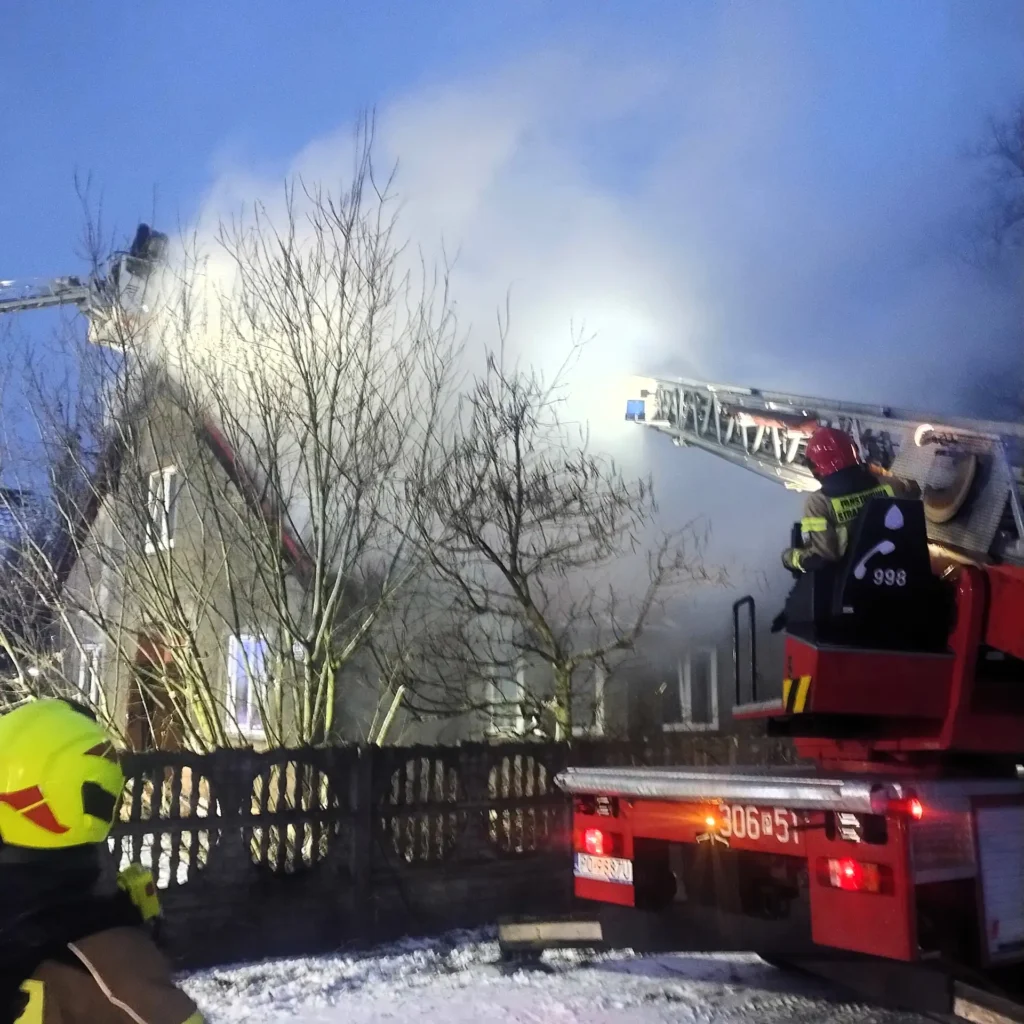 Dramat w Łowęcinie! 2 pozar 2 Tygodnik i Portal Swarzedzki