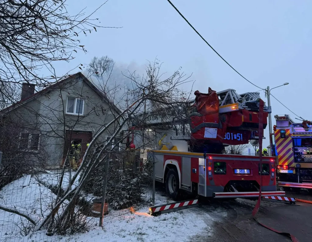 Dramat w Łowęcinie! 3 pozar 3 Tygodnik i Portal Swarzedzki