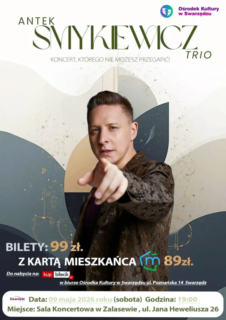 Antek Smykiewicz z koncertem w Zalasewie