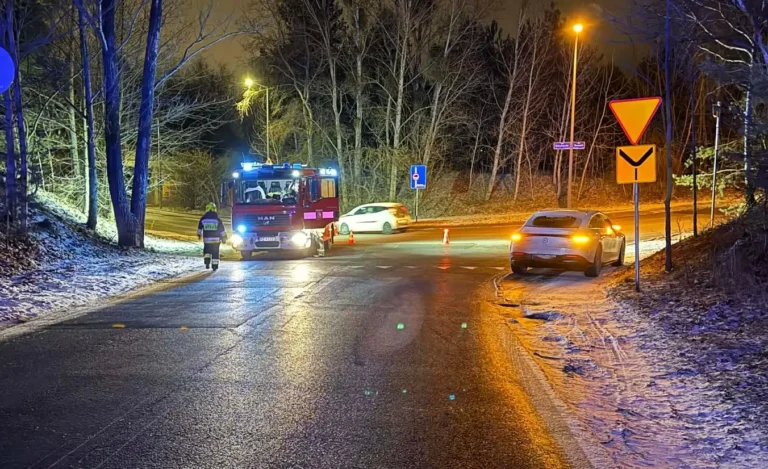 Wypadek na granicy Swarzędza i Poznania