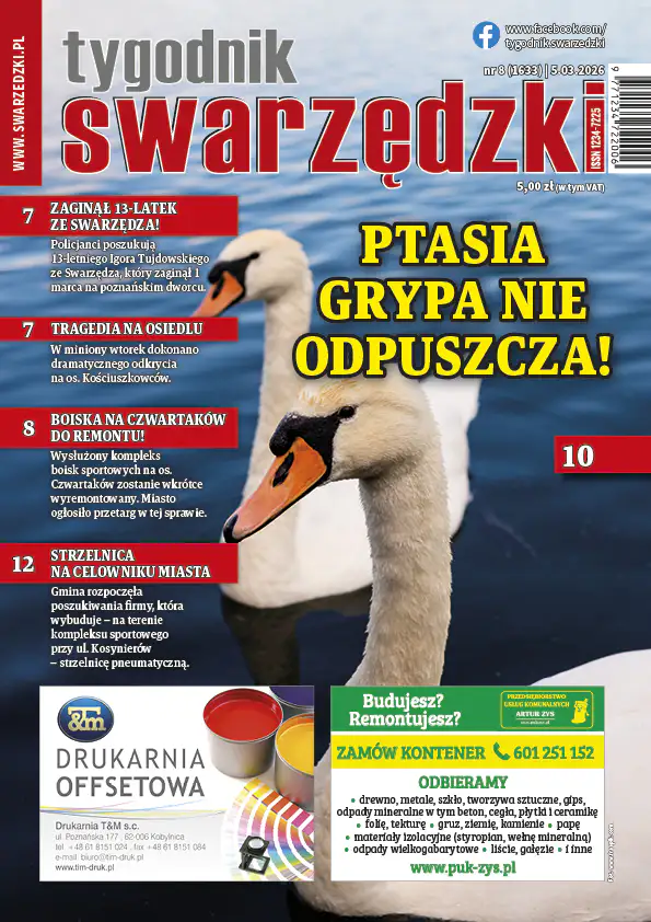Okladka 08 2026 Tygodnik i Portal Swarzedzki