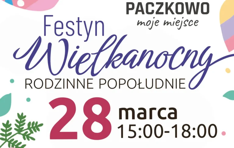 Paczkowo z imprezą wielkanocną i Bazarkiem
