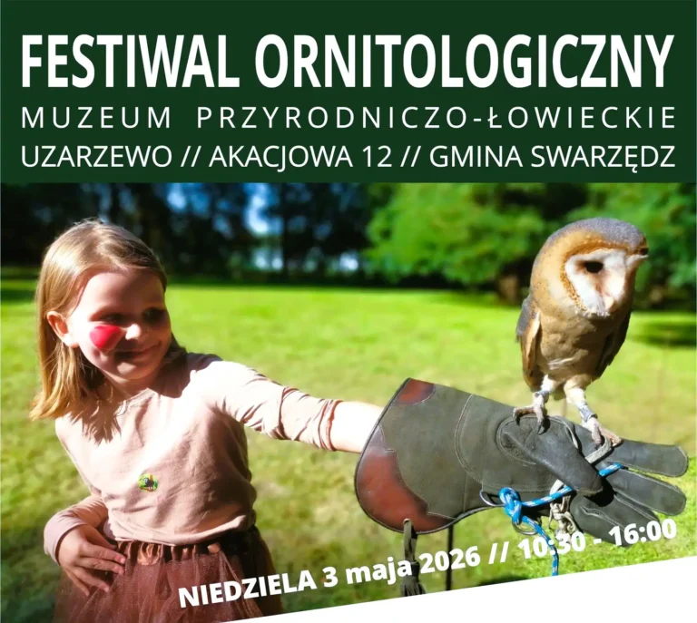 Festiwal Ornitologiczny 3 maja w uzarzewskim Muzeum