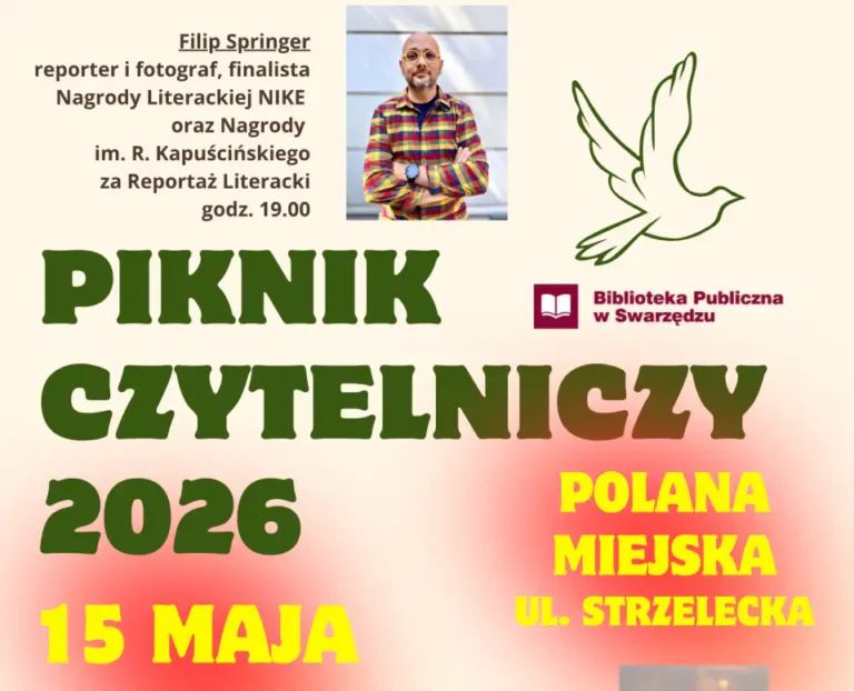 Piknik czytelniczy ponownie w Swarzędzu!