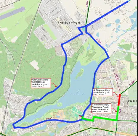 Dzisiaj utrudnienia w centrum Swarzędza i w Gruszczynie! 1 Bieg 2 2 Tygodnik i Portal Swarzedzki