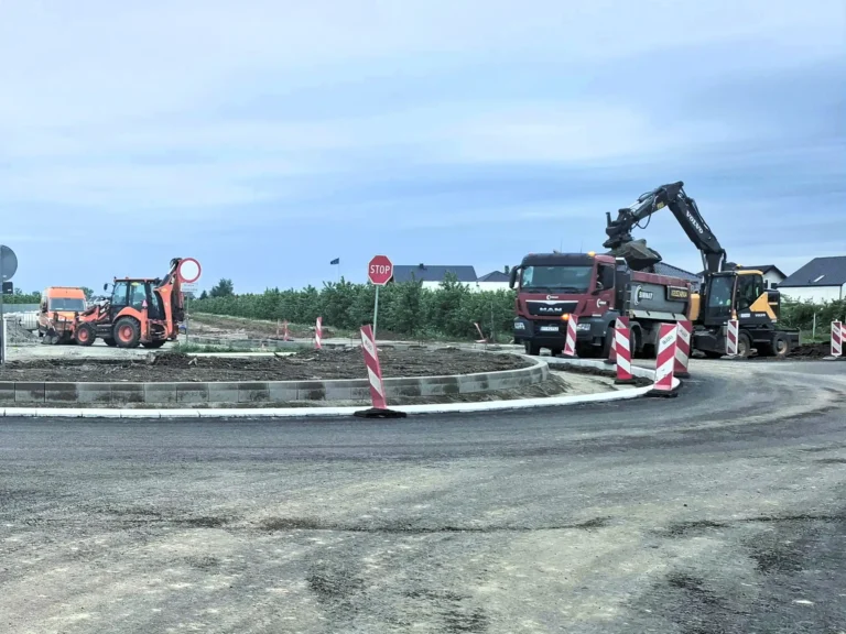 Obwodnica Swarzędza (prawie) z pierwszym rondem