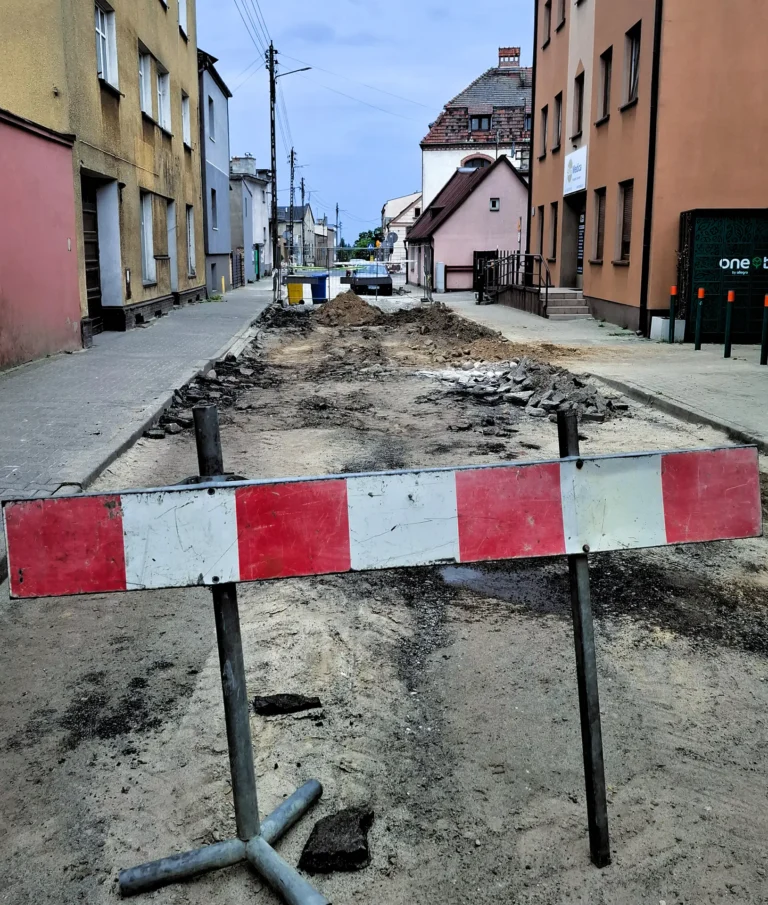 Prace w centrum Swarzędza