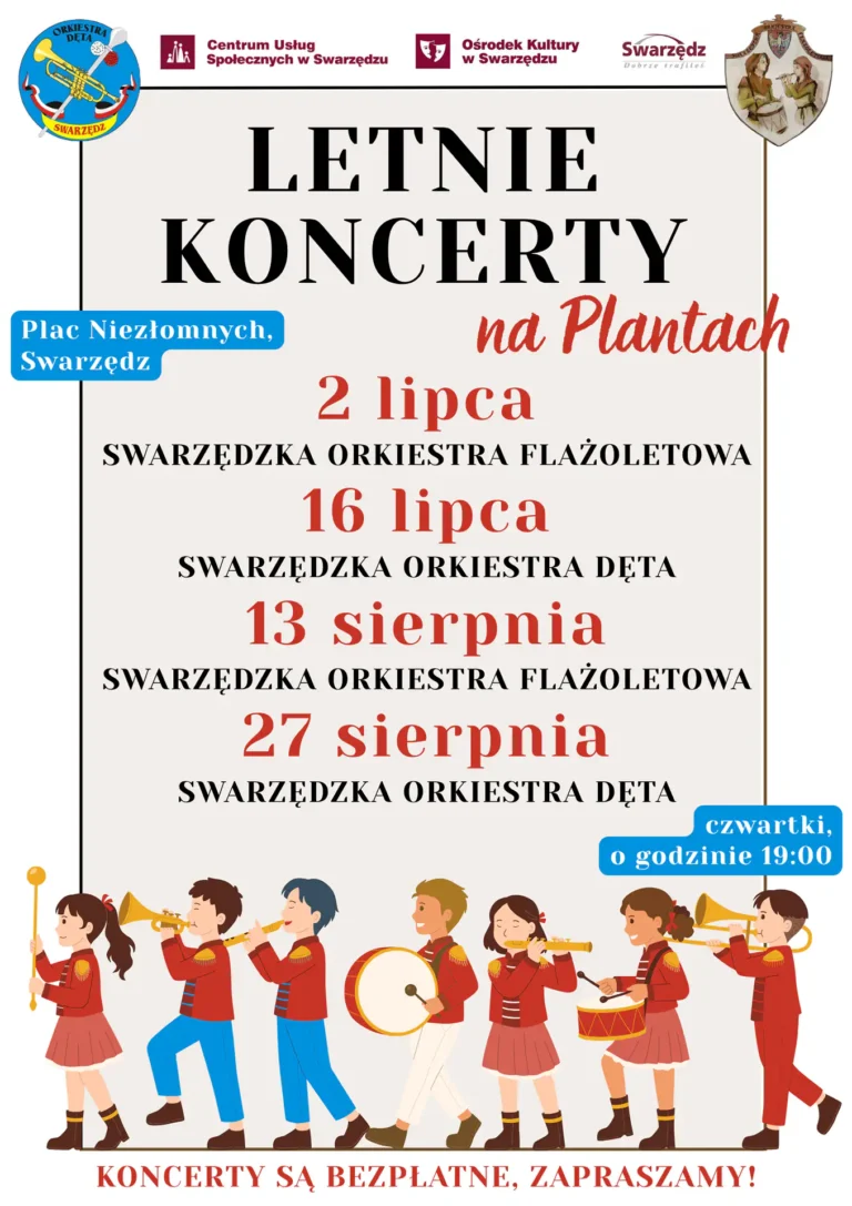 Letnie koncerty na swarzędzkich Plantach