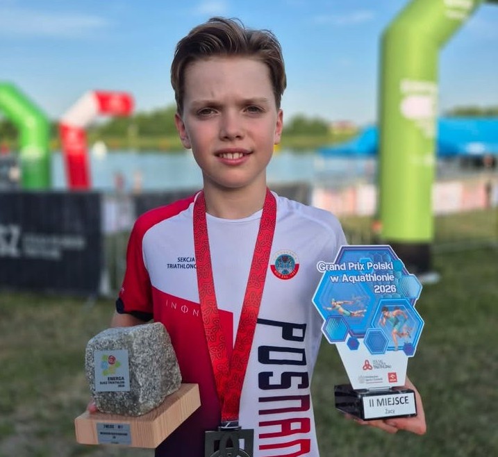 Dorian wicemistrzem Polski w aquathlonie!