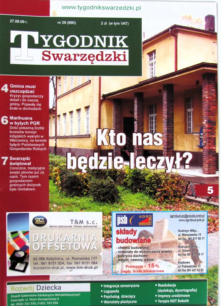 Tygodnik Swarzędzki ma już 35 lat! 6 2009 Tygodnik i Portal Swarzedzki