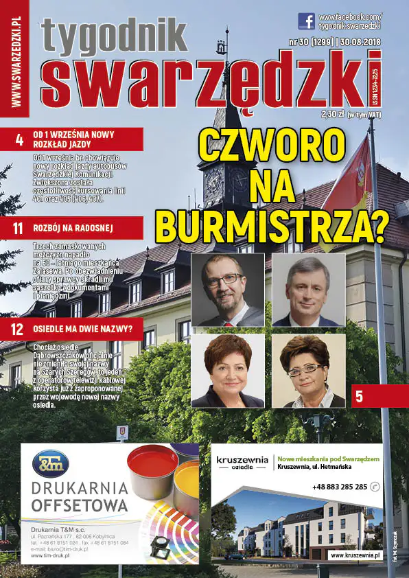 Tygodnik Swarzędzki ma już 35 lat! 4 2018 Tygodnik i Portal Swarzedzki