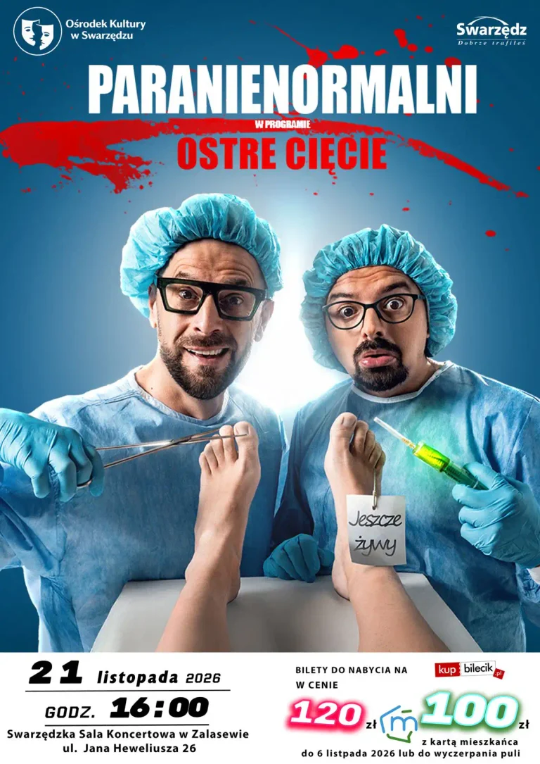 Paranienormalni w Swarzędzu z „Ostrym Cięciem”!